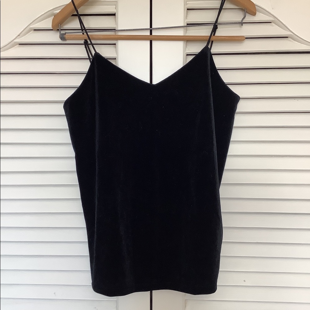 NWOT A New Day Back Velvet Spaghetti Strap Tank Size XS